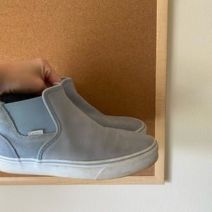 Blue Van Slip on Boots